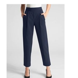 gap pull on crop trousers